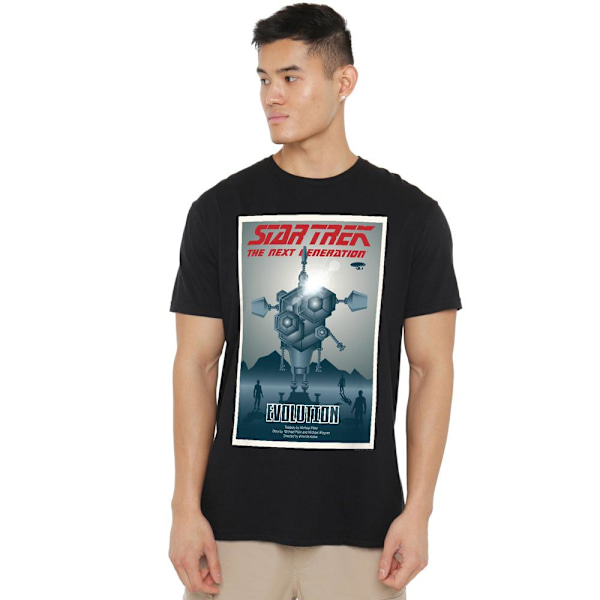 Star Trek Herr The Next Generation Säsong 3 Avsnitt 1 T-Shirt X Black XL