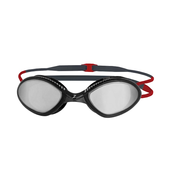 Zoggs Tiger 2024 Simglasögon En Storlek Titanium Grå/Röd Titanium Grey/Red One Size