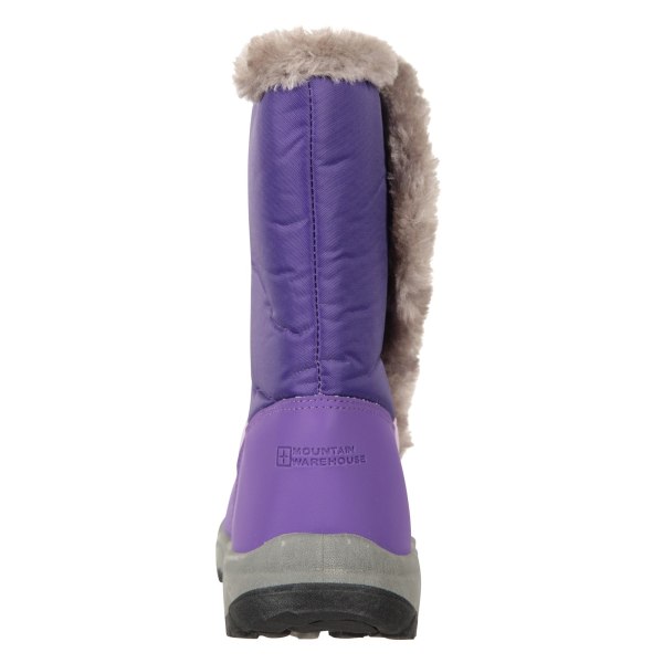 Mountain Warehouse Barnens/Barn Caribou Adaptive Snow Boots 2 Purple 2 UK