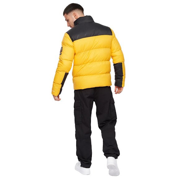 Crosshatch Herr Demerley Jacka L Gul/Svart Yellow/Black L