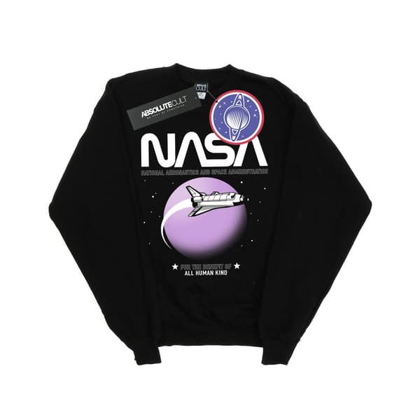 NASA Flickor Shuttle Orbit Tröja 7-8 År Svart Black 7-8 Years