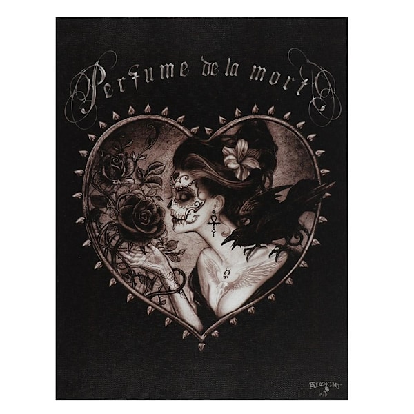 Alchemy Perfume De La Mort Canvas Plaque One Size Black Black One Size