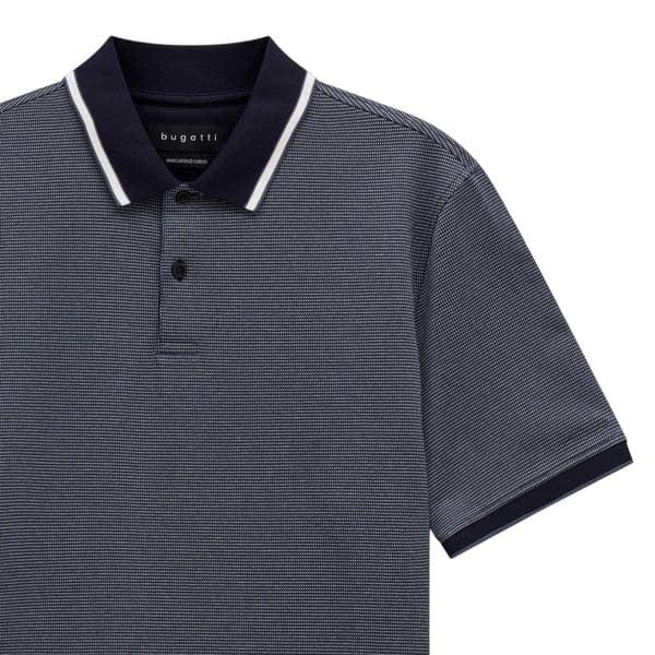 Bugatti Pikétröja för män XL Marinblå Navy XL
