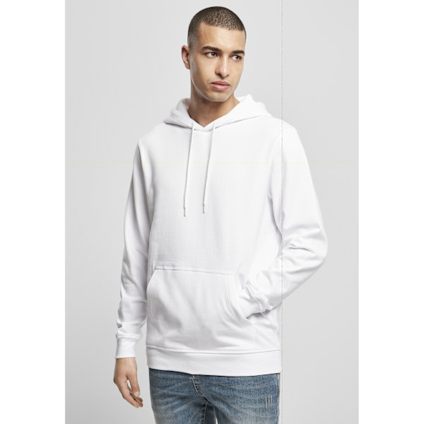 Bygg ditt varumärke Herr Basic Hoodie 4XL Vit White 4XL