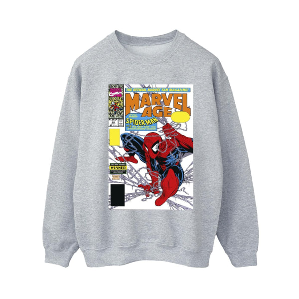 Marvel Womens/Ladies Spider-Man Marvel Age Comic Cover Sweatshi Black XL