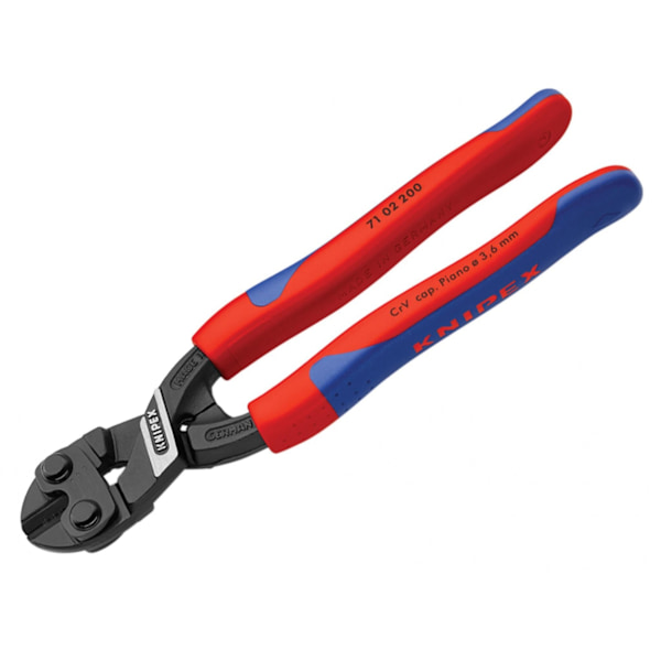 Knipex 71-serien Cobolt Kompakta Bultsaxar Flerkomponentshandtag Gr Multi Colour Multi Component Grip, 200mm