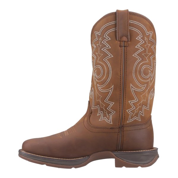 Durango Herr Rebel Pro Cowboy Boots i Fullnarvläder 7 UK Fla Flaxen Brown 7 UK