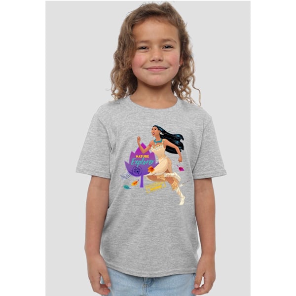 Pocahontas Barn/Barn Natural Explorer T-Shirt 12-13 År Sport Heather 12-13 Years