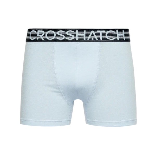 Crosshatch Guillemot Boxershorts för Herr (3-pack) L Grå Melange Grey Marl L