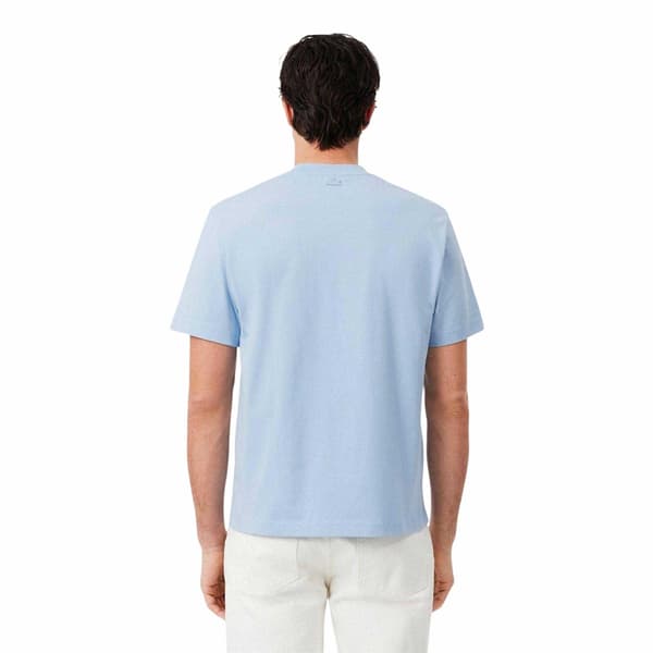 Lacoste Herr Logotyp Bomulls T-shirt M Blå Blue M