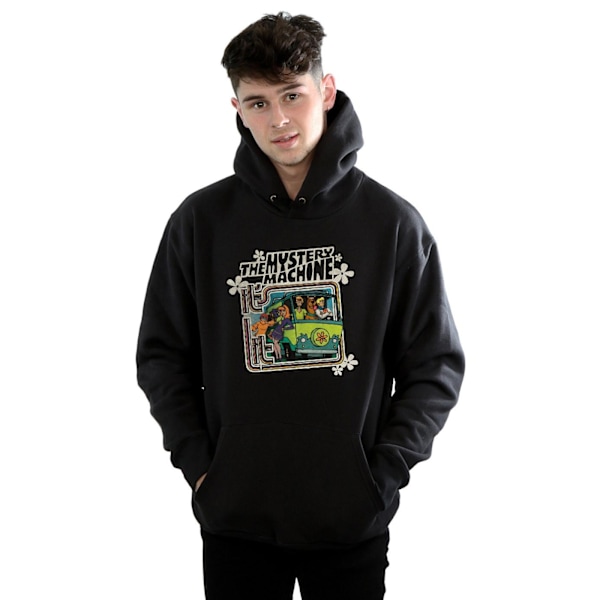 Scooby Doo Herr Mystery Machine Hoodie M Svart Black M