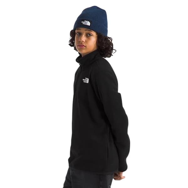 The North Face Barn/Kids Flex Quarter Zip Base Layer Top 1 Graphic Black 12 Years