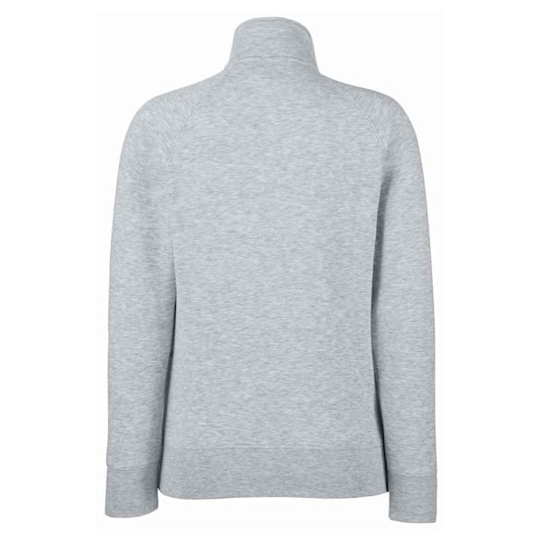 Fruit of the Loom Dam/Dam Lady Fit Sweatjacka 18 UK Heather Grey Heather Grey 18 UK