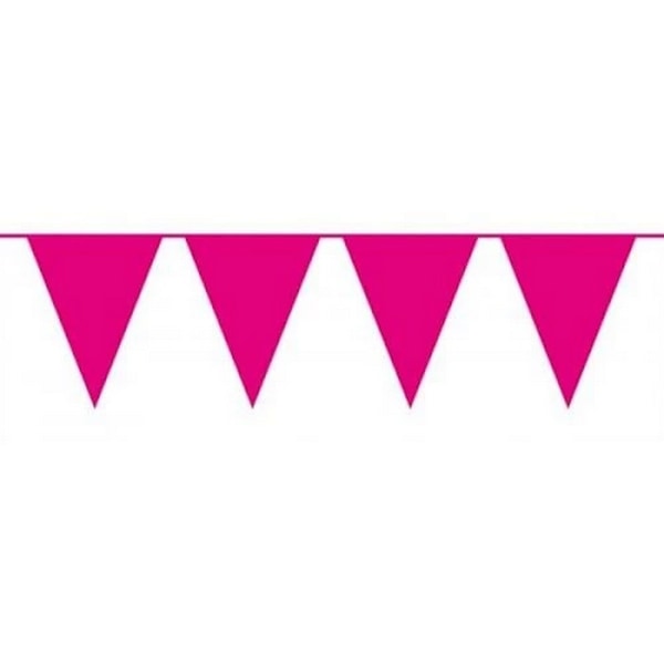 Gård Plast Enfärgad Vimpel One Size Fuchsia Fuchsia One Size
