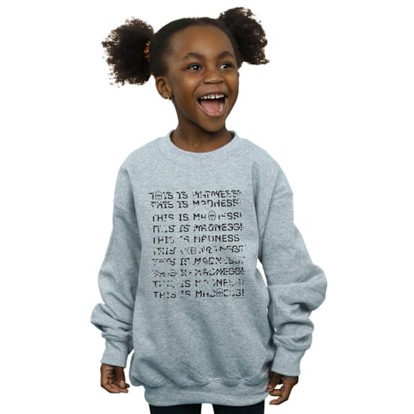 Star Wars Girls C-3PO Glitch Sweatshirt 7-8 år Sports Grey Sports Grey 7-8 Years