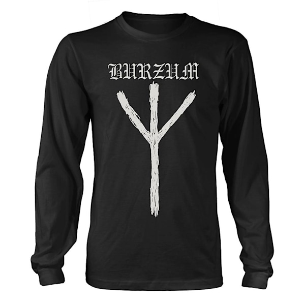 Burzum Unisex Vuxen Rune Långärmad T-shirt M Svart Black M