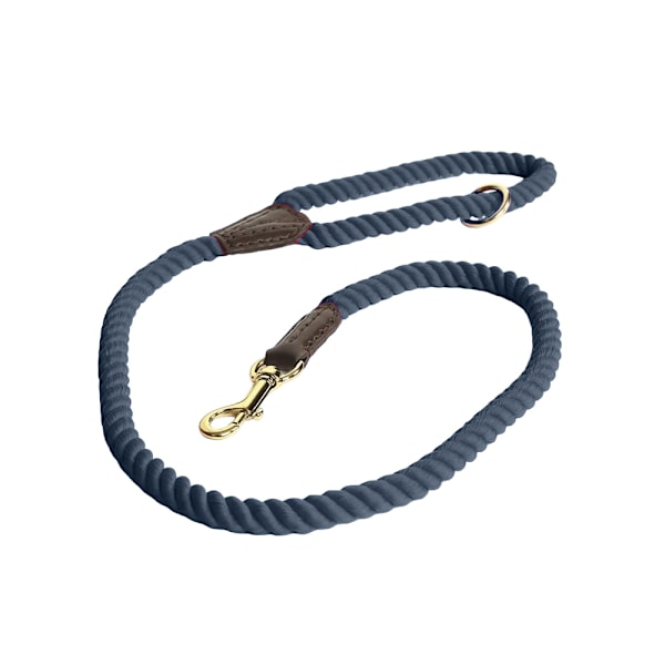 Digby & Fox Tvinnad Hundkoppel One Size Marinblå Navy One Size