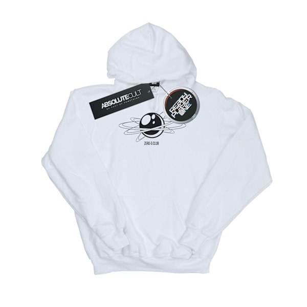 Ready Player One Boys Zero G Club Logo Hoodie 7-8 år Vit White 7-8 Years