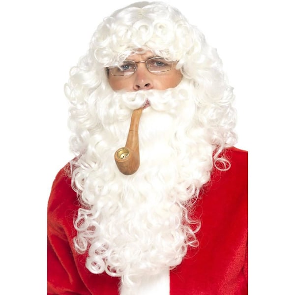 Smiffys Jultomte Juldräkt Tillbehör Set One Size Wh White One Size