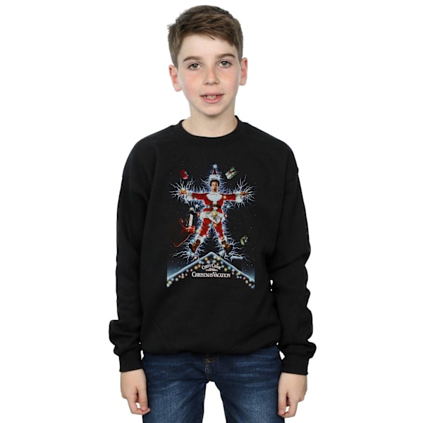 National Lampoon's Julfest Pojkar Poster Sweatshirt 5-6 år Black 5-6 Years