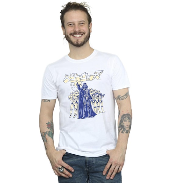 Star Wars Herr Darth T-shirt 4XL Vit White 4XL