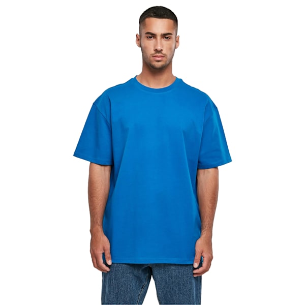 Build Your Brand Unisex Vuxen Kraftig Oversized T-shirt 4XL Kobolt B Cobalt Blue 4XL