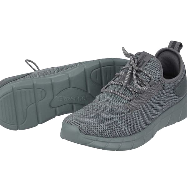 Slazenger Herr Torrence Stickade Träningsskor 10 UK Grå Grey 10 UK
