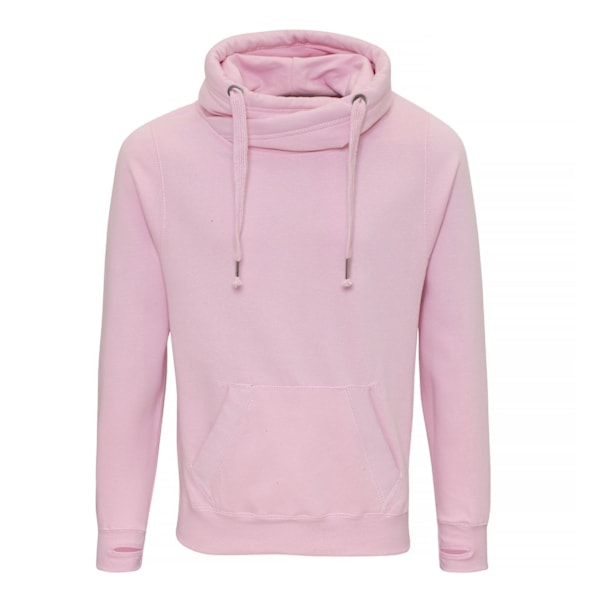 AWDis Hoods Herr Cross Neck Hoodie XS Baby Pink Baby Pink XS
