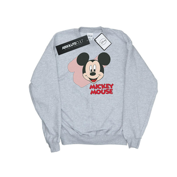 Disney Dam/Kvinnor Mickey Mouse Move Sweatshirt S Sports Grey Sports Grey S