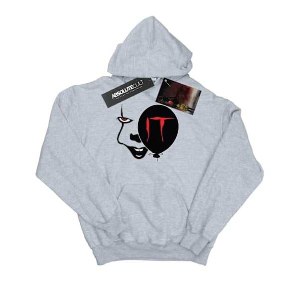 It Herr Pennywise Smile Hoodie M Sports Grey Sports Grey M