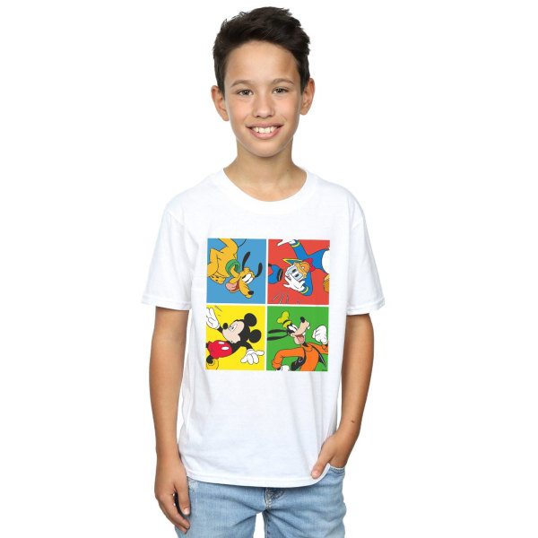 Disney Boys Musse Pigg Friends T-shirt 5-6 år Vit White 5-6 Years