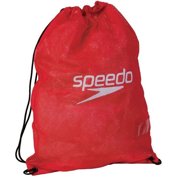 Speedo Wet Kit Mesh Dragkedja Väska En Storlek Röd Red One Size