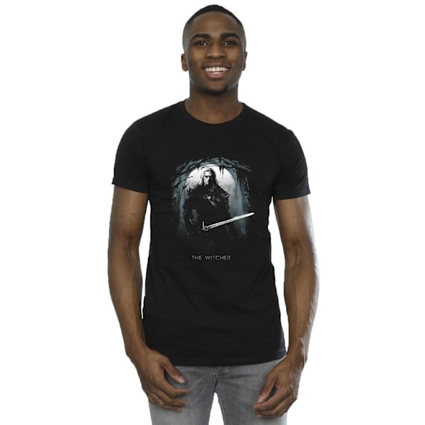 Netflix The Witcher Geralt Of The Night T-shirt S Svart Black S