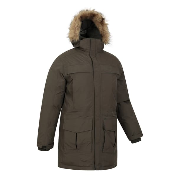Mountain Warehouse Herr Antarctic Extreme Vattentät Dunjacka Dark Khaki 3XL