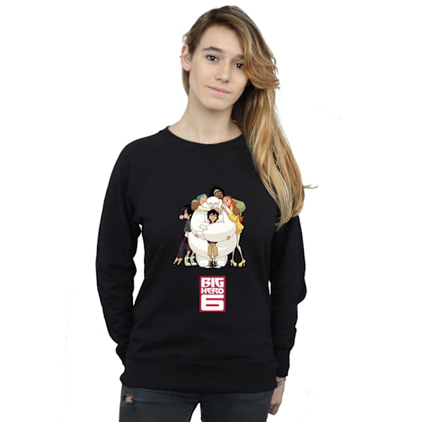 Big Hero 6 Dam/Dam Baymax Hug Sweatshirt XXL Svart Black XXL