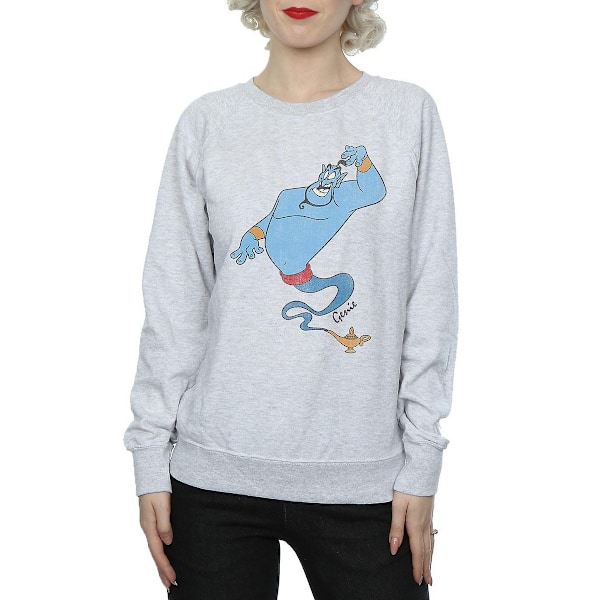 Aladdin Dam/Dam Classic Genie Heather Sweatshirt XXL Värme Heather Grey XXL