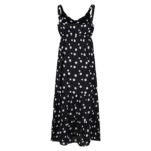 Regatta Dam/Kvinnor Gazania Polka Dot Lätt Casual Klänning Black/White 10 UK