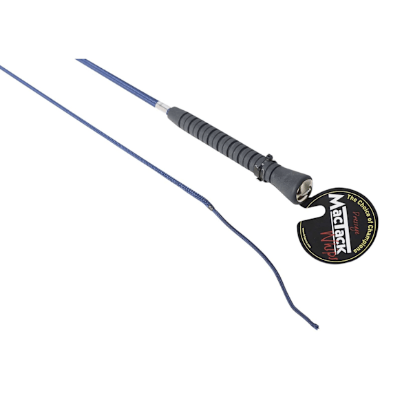 MacTack Dressage Whip med gummihandtag 39 tum Marinblå Navy 39 inches