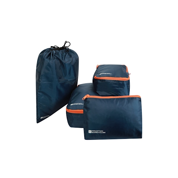 Mountain Warehouse Packkuber Set (4-pack) One Size Marinblå Navy One Size