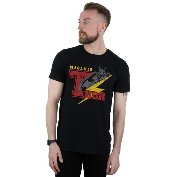 Marvel Herr Thor Mjolnir T-shirt L Svart Black L