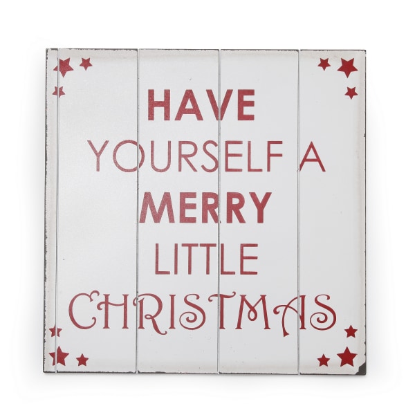 Christmas Shop Large Ha dig själv en riktigt god liten jul White / Red One size (40cm X 40cm)