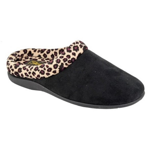 Sleepers Dam/Dam Carmen Ocelot Toe In Mule Tofflor 3 UK Ocelot 3 UK