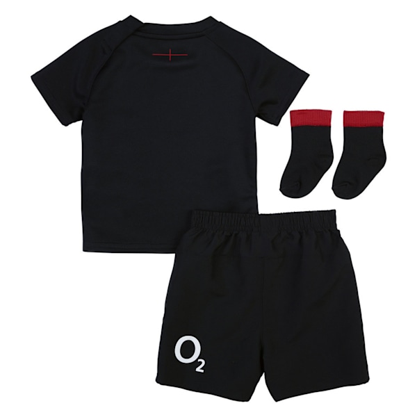 England Rugby Barn/Barn 22/23 Alternativ Umbro fotbollssats Black/Red 6-7 Years