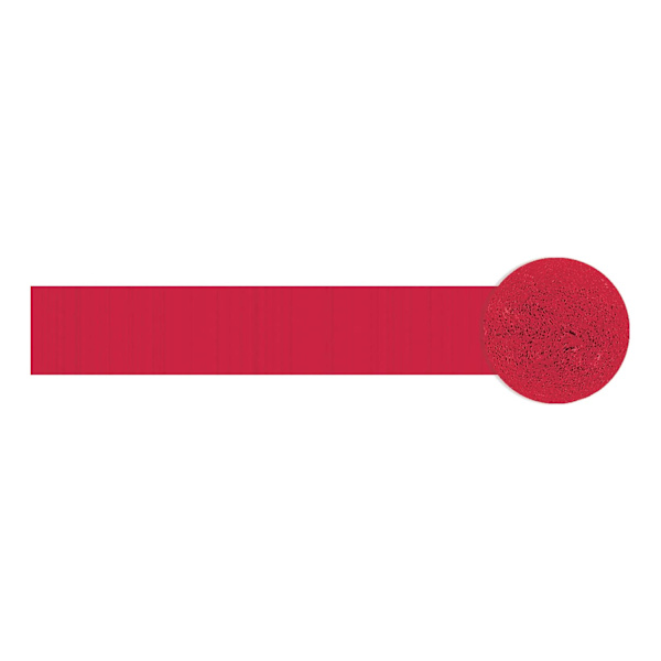 Amscan Kreppapper Enfärgade Streamers One Size Äppelröd Apple Red One Size