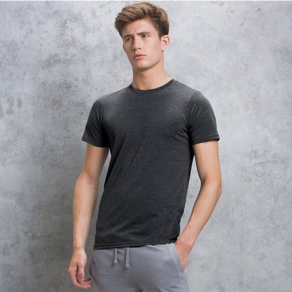 Kustom Kit Mens Superwash 60 Fashion Fit T-shirt XS Black Melan Black Melange XS