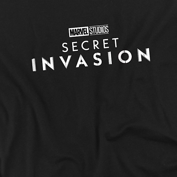 Marvel Unisex Vuxen Secret Invasion Logo T-Shirt XXL Svart Black XXL