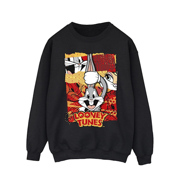 Looney Tunes Herr Bugs Kanin Comic Nyår Sweatshirt 4XL Svart Black 4XL