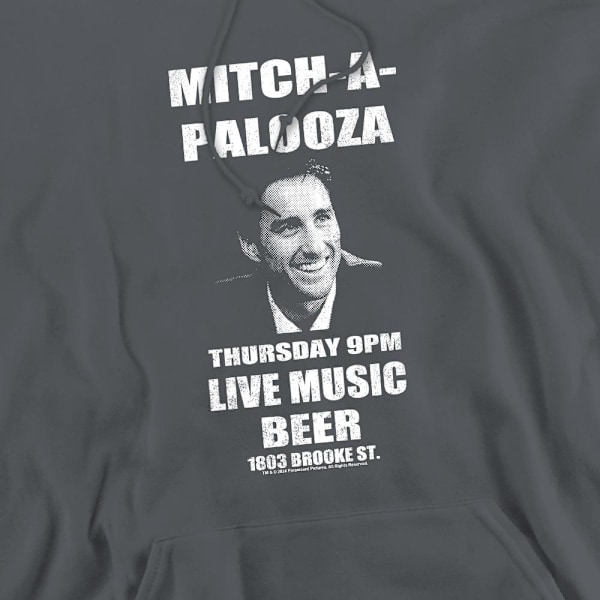 Old School Herr Mitchapalooza Hoodie M Charcoal Charcoal M