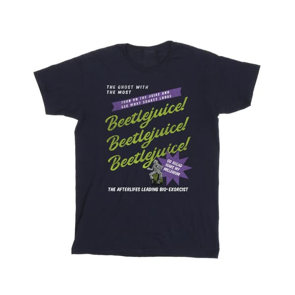 Beetlejuice Flickor Make My Millenium Bomulls T-shirt 3-4 År Na Navy Blue 3-4 Years