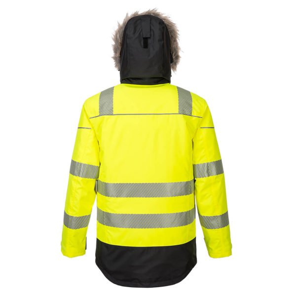 Portwest Mens PW3 Hi-Vis Vinterjacka 4XL Gul/Svart Yellow/Black 4XL